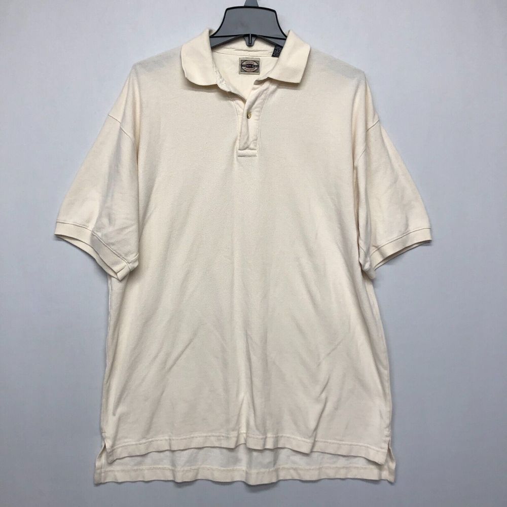 Vintage County Seat Men Short Sleeve Polo Shirt Size Medium B246 -12